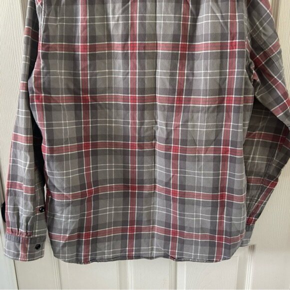 J Crew 100% Cotton Flannel Plaid Button Down Shirt Sz Medium Fall Winter Preppy - Picture 15 of 15